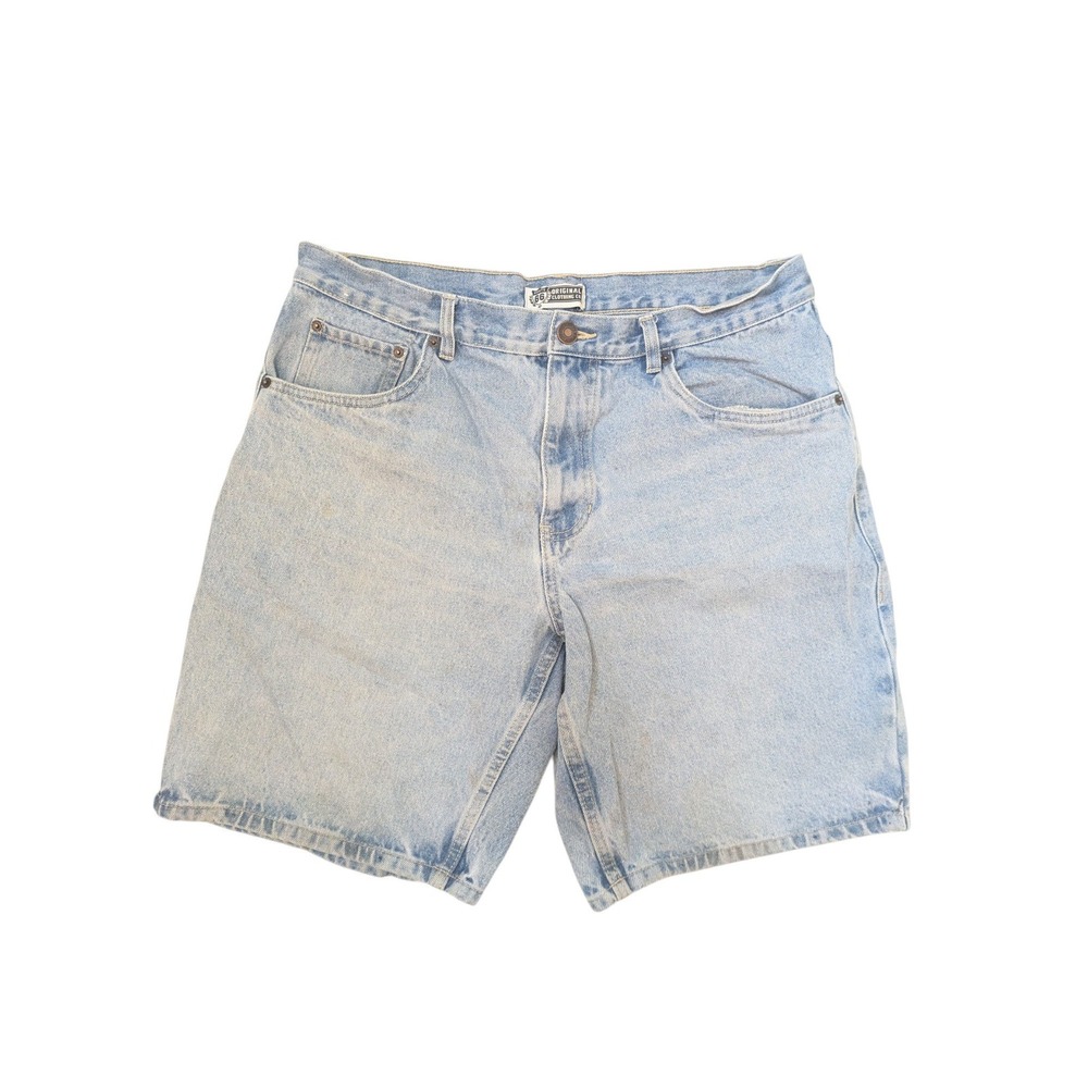 Route 66 Original Clothing Co. Mens Size 36 Denim‎ Shorts Light Wash Blue